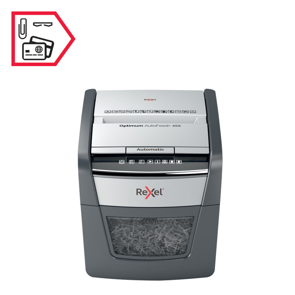 Makuleringsmaskin Rexel Optimum AutoFeed 45X 20 L